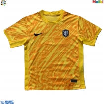 Nizozemska Golmanski Gostujuci Dres EP 2024 Kratak Rukav